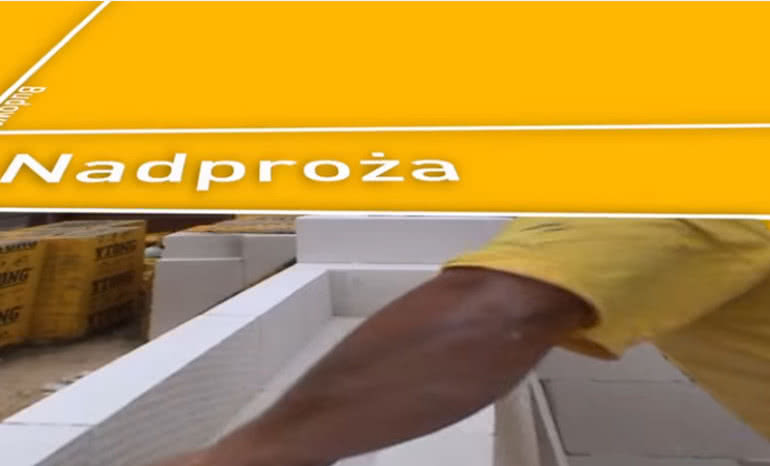 Jak wykonać nadproże prefabrykowane czy w kształtce U?